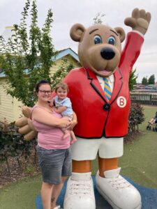 billy bear at butlins skegness