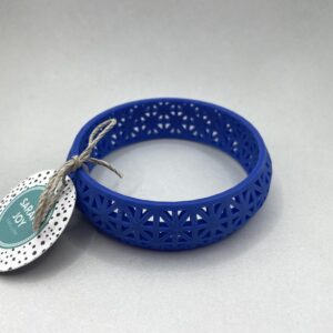 Lace Bangle £25 + FREE UK delivery - Contemporary design 3D printed in lightweight plant-based resin. Available in a variety of colours and sizes.